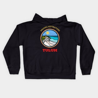 Tulum Vacation Kids Hoodie